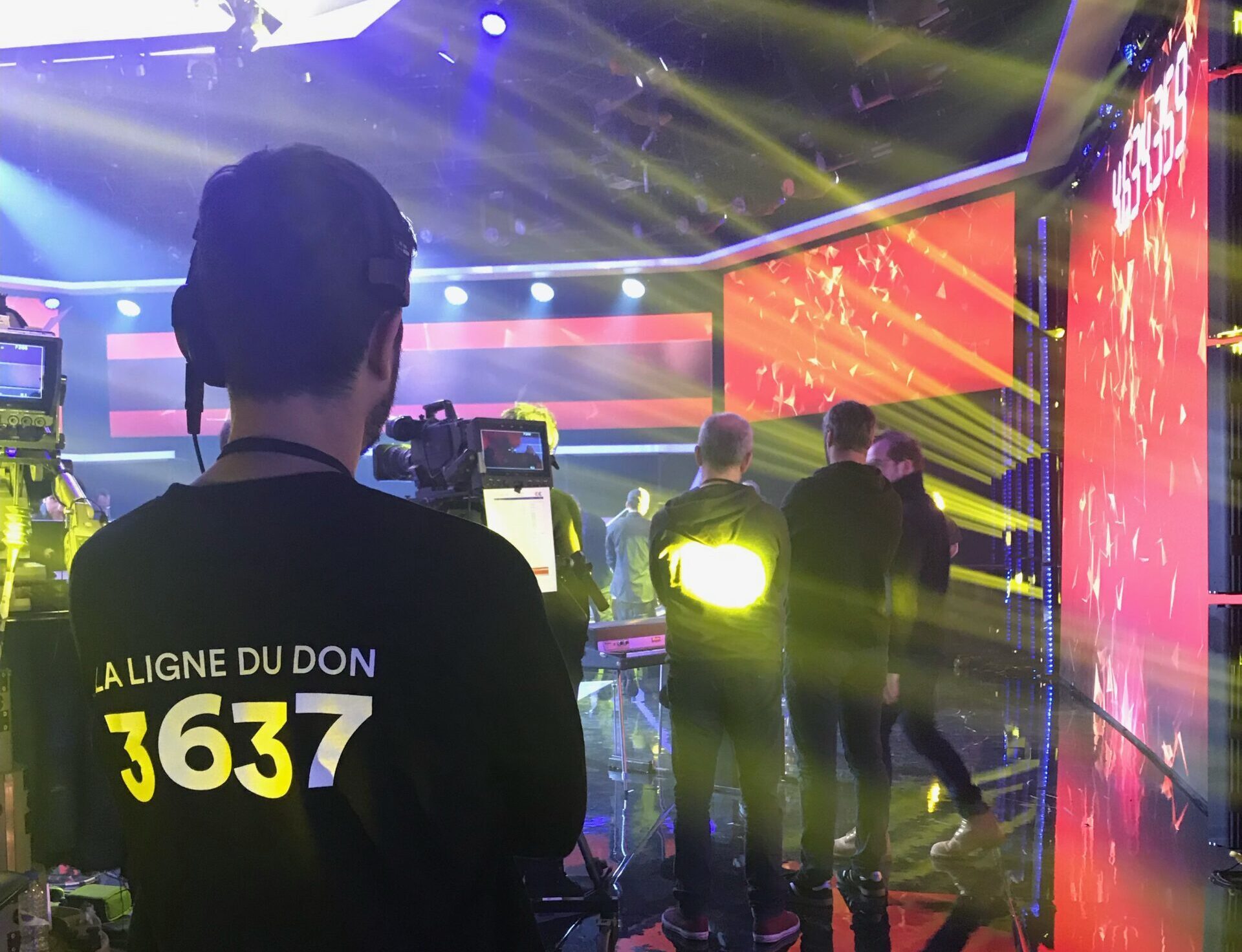 Régie audiovisuelle plateau TV - AFM Téléthon