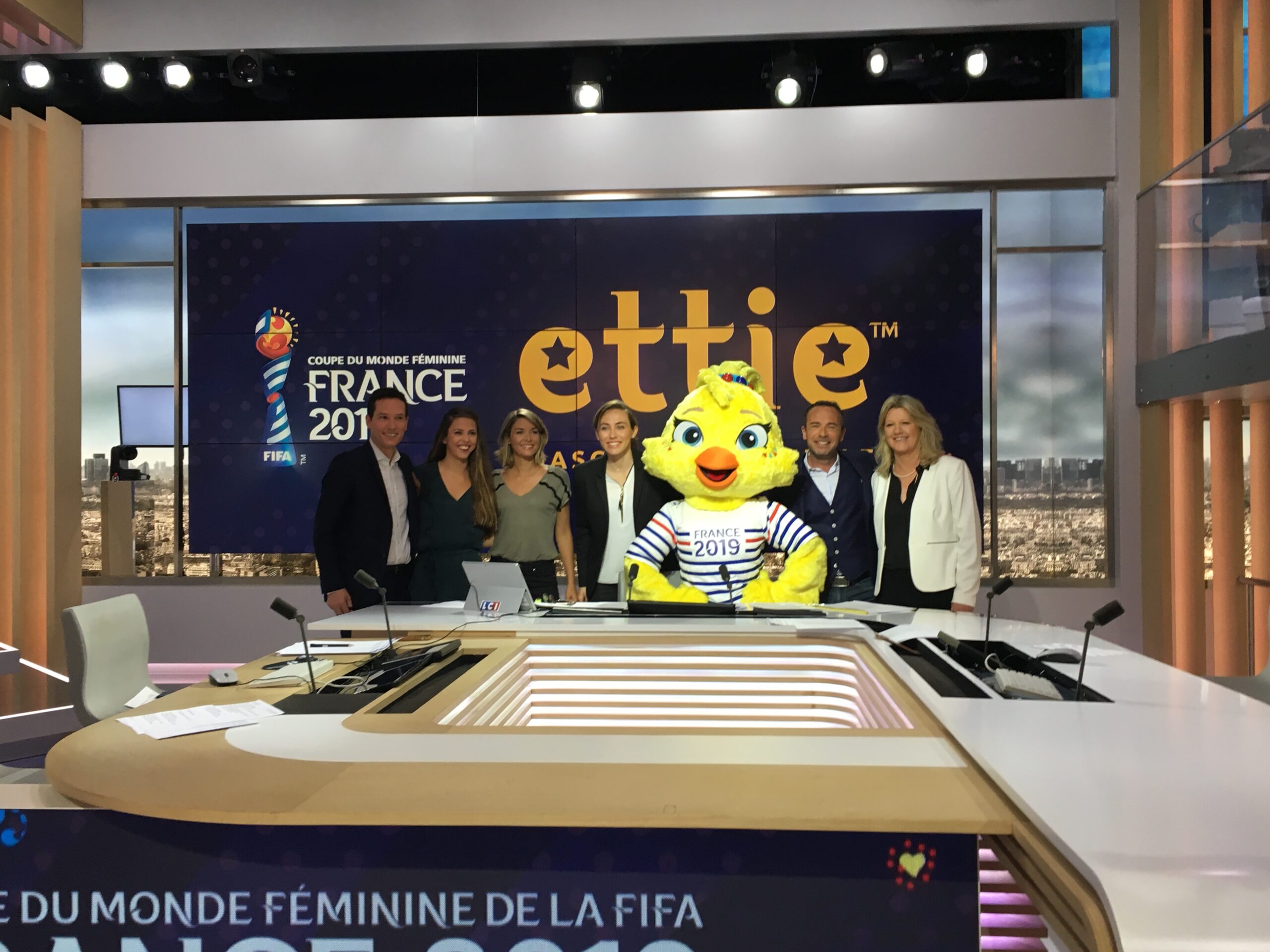 by Sophie Leclerc Tournée officielle Mascotte Ettie Women FIFA World Cup 2019