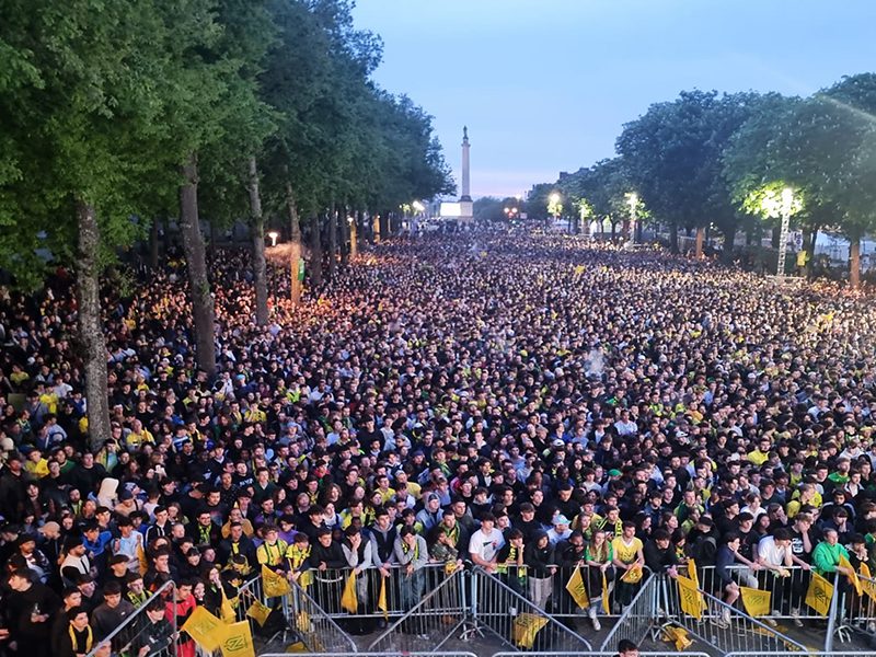 by Marine Loison Fan zone à Nantes, finale de la Coupe de France en 2023