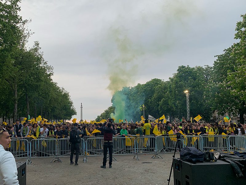 by Marine Loison Fan zone à Nantes, finale de la Coupe de France en 2023