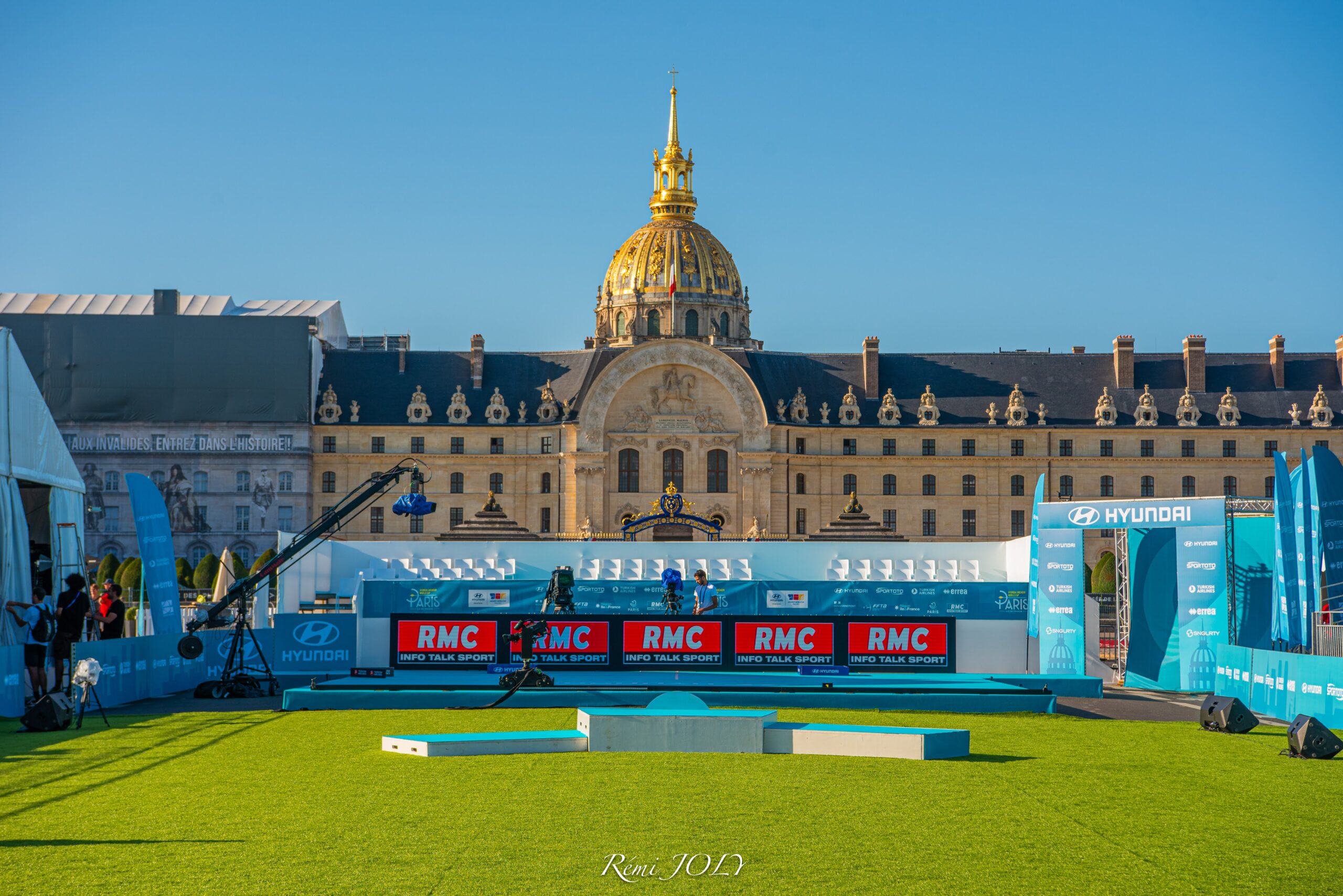 by Rémi JOLY Test Event Etape de Coupe du Monde de Tir à l’Arc 2023 aux Invalides à Paris, FFTA