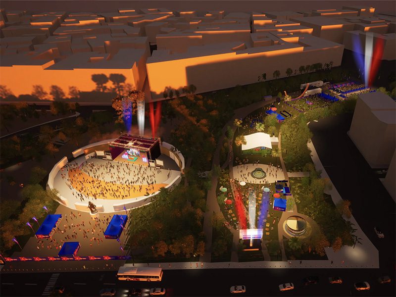 Modelisation 3D de la Fan Zone de Nice