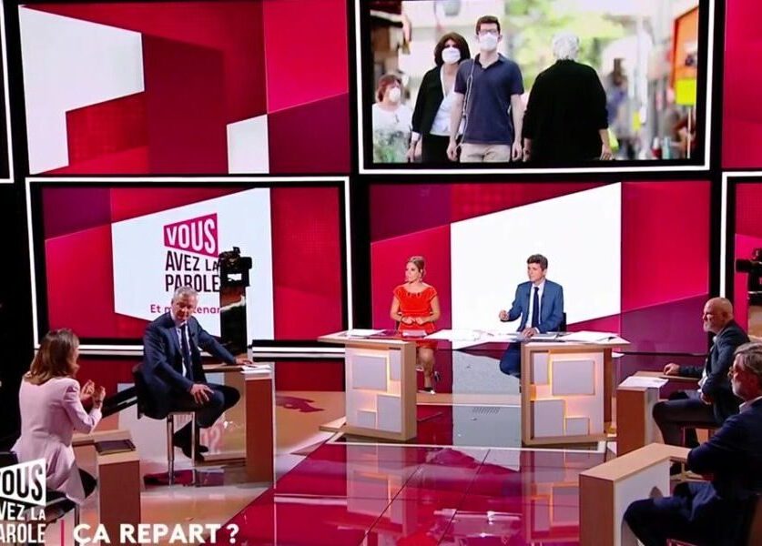 Capture d'écran de l'Emission Vous avez la parole Capture d'écran de l'Emission Vous avez la parole