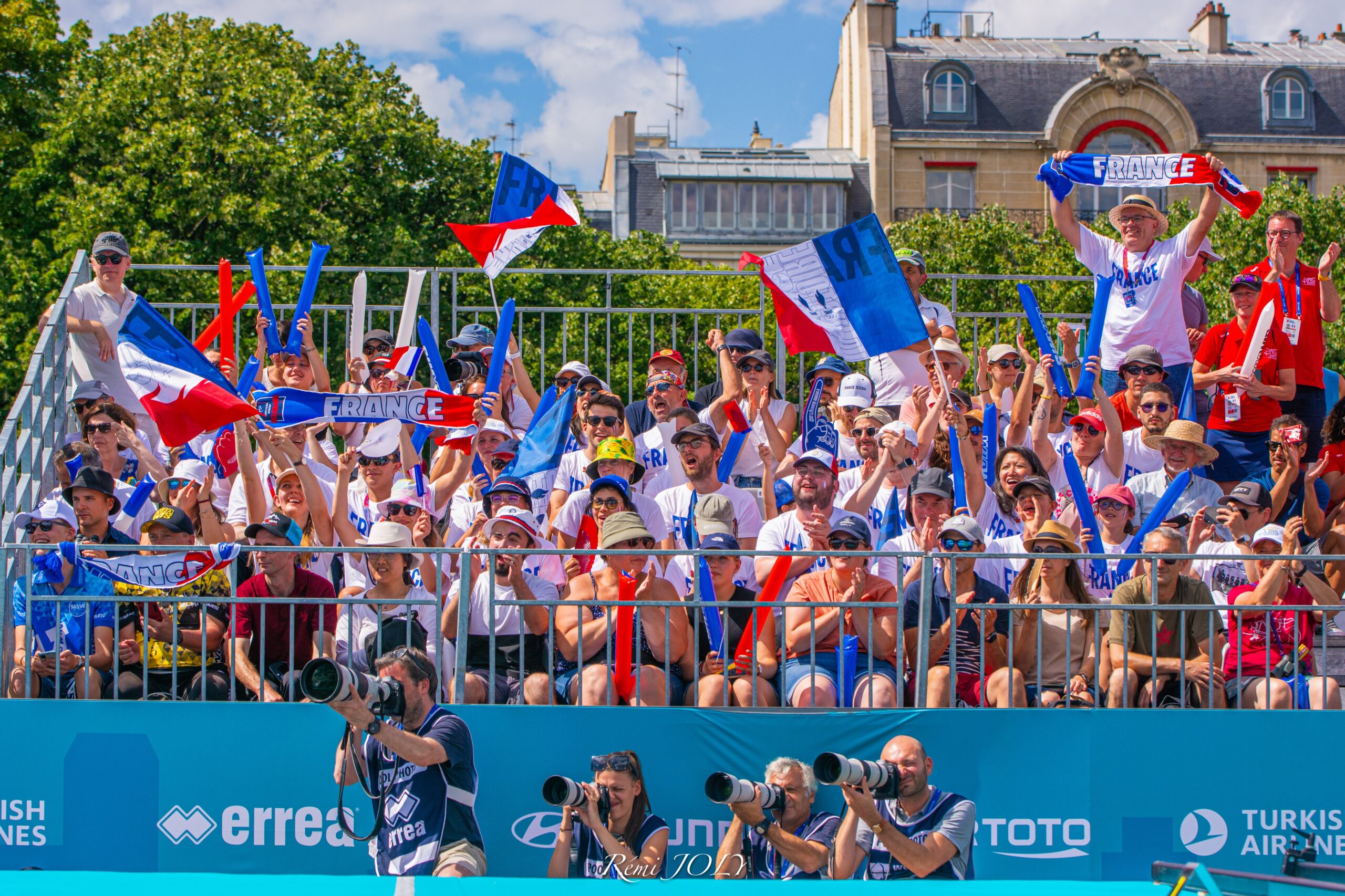 By Rémi JOLY Test Event Etape de Coupe du Monde de Tir à l’Arc 2023 aux Invalides à Paris, FFTA